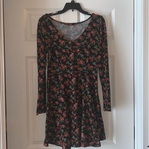 Floral Print Skater Dress